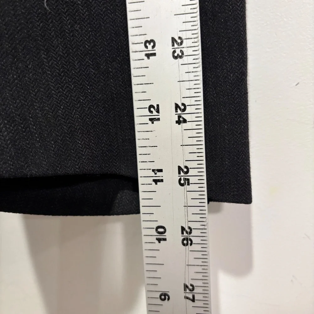 Banana Republic Mens 40R Black 100% Wool 3 Button Blazer Jacket Made in Italy